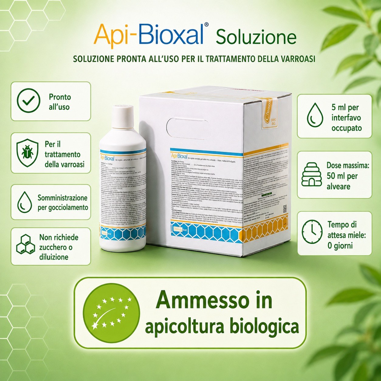 Api-bioxal soluzione 62 mg/ml