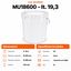 Capacità 19,3 Lt - 25 Kg miele