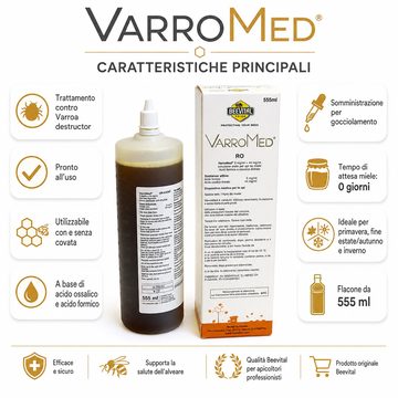 Varromed 5 mg/ml + 44 mg/ml (555 ml)