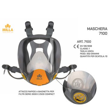 Maschera intero facciale - 7100 - Milla